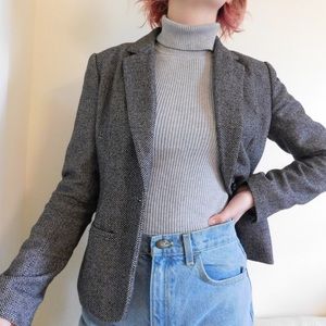 Gray Tweed Blazer